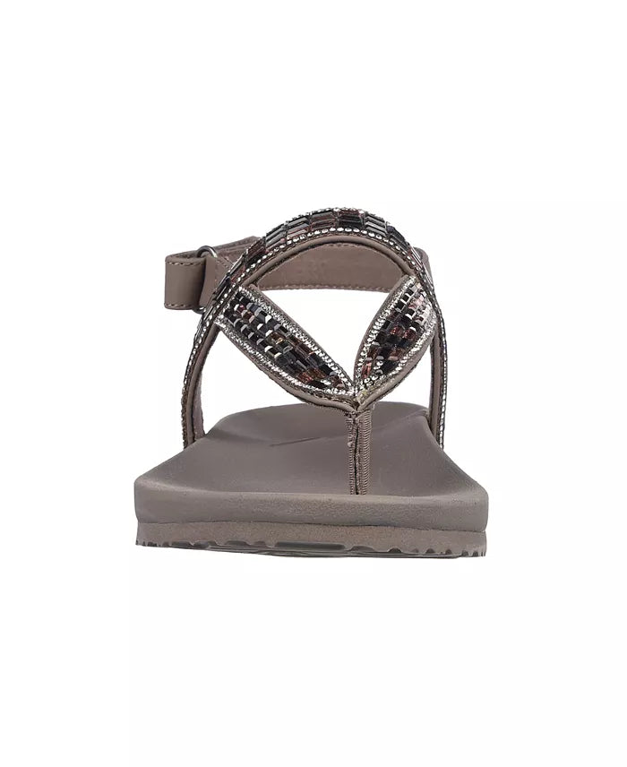 Skechers Women's Arch Fit Cali Meditation - Fancy Love Thong Strap Sandals