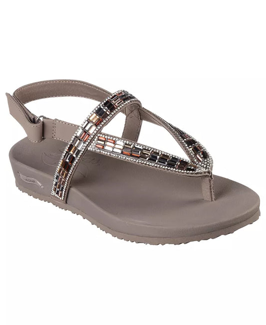 Skechers Women's Arch Fit Cali Meditation - Fancy Love Thong Strap Sandals