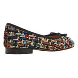 Steve Madden Glossie Black Ladies' Flat Ballerinas Ballets