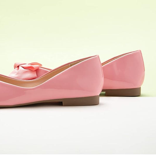C.Paravano Women's Square Toe Flats