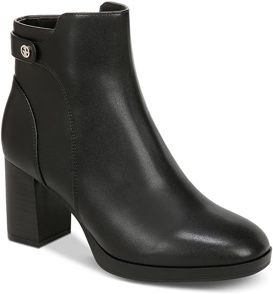 Giani Bernini - Trumann Block Heel Ankle Boots Black