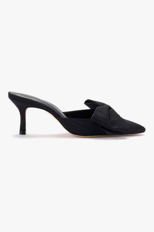 Mini Elle Pump In Black Fabric Larroudé