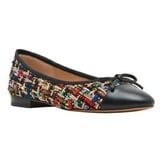 Steve Madden Glossie Black Ladies' Flat Ballerinas Ballets