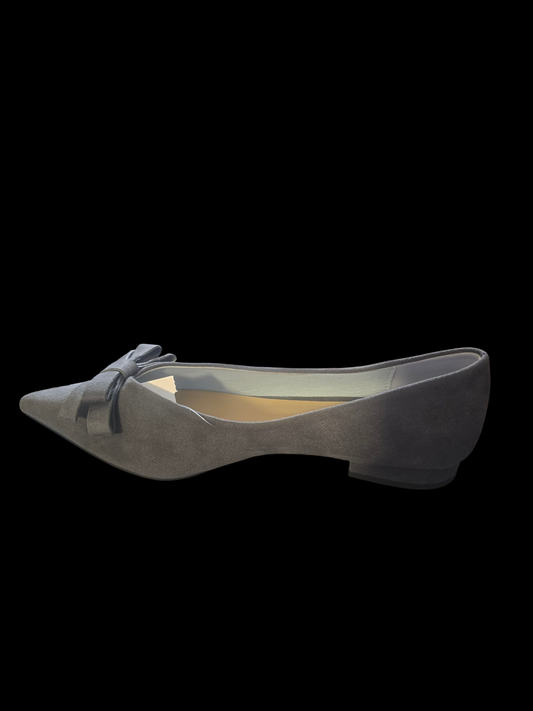 Paravano-Bowknot Suede Flats (Aida)