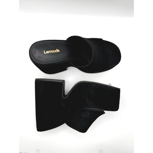 Larroudé Miso Studded Platform Slide Sandals