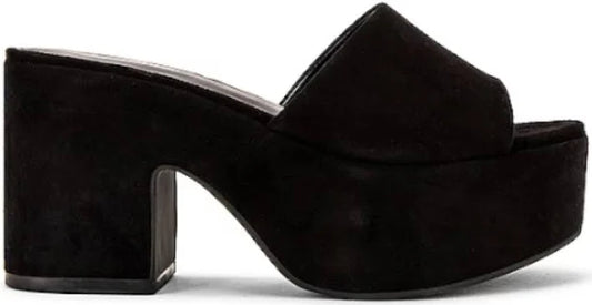 Larroudé Miso Studded Platform Slide Sandals