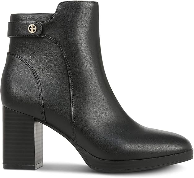 Giani Bernini - Trumann Block Heel Ankle Boots Black