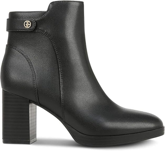Giani Bernini - Trumann Block Heel Ankle Boots Black