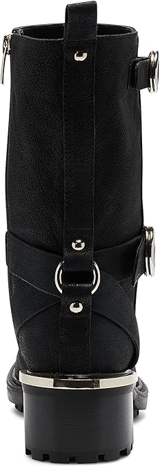 Vince Camuto Kerivini Black Silk Goat Boot