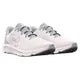Under Armour Women's Charged Pursuit 3 Big Logo Running Shoes - White/Halo Gray/Pink Fizz