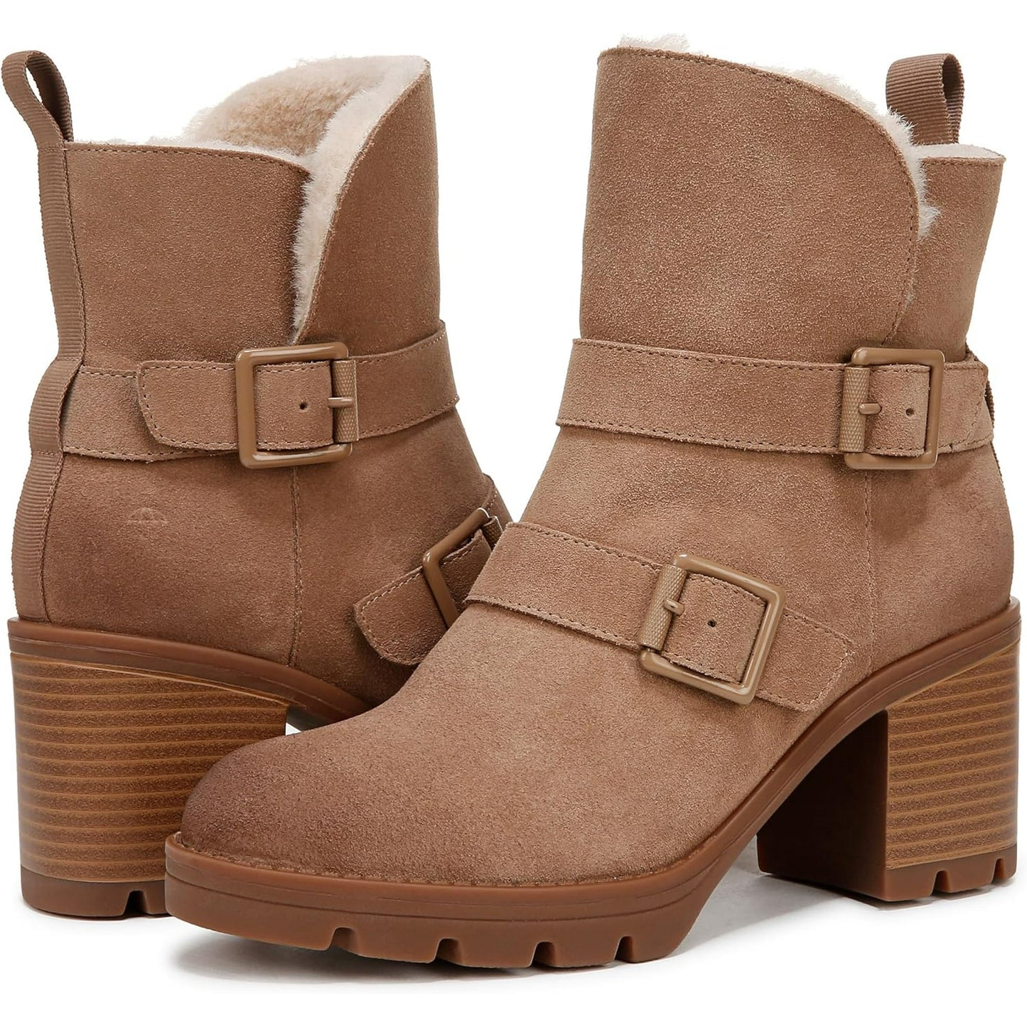 Naturalizer - Verney Moto Water Repellent Bootie Brown Suede