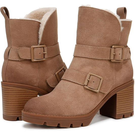 Naturalizer - Verney Moto Water Repellent Bootie Brown Suede