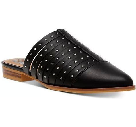 Dv Dolce Vita Black Women's Idilly Woven Slip-On Mule Flats