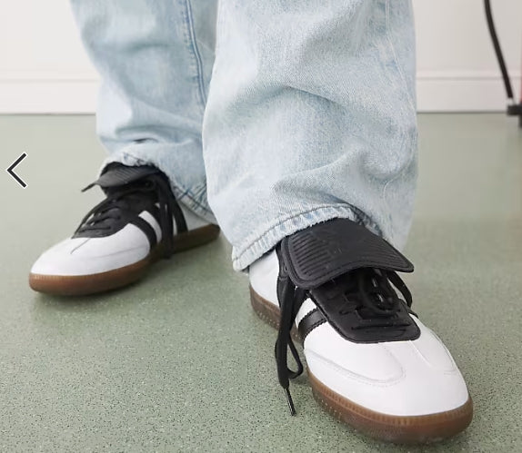 White & Black Samba LT Sneakers