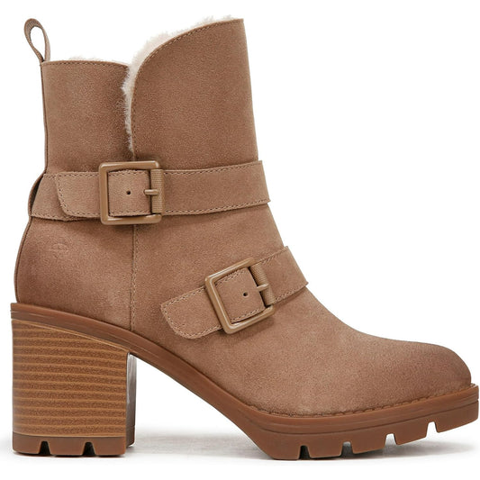 Naturalizer - Verney Moto Water Repellent Bootie Brown Suede