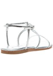 Jeffrey Campbell-Corinth Leather Flat Strappy Sandal