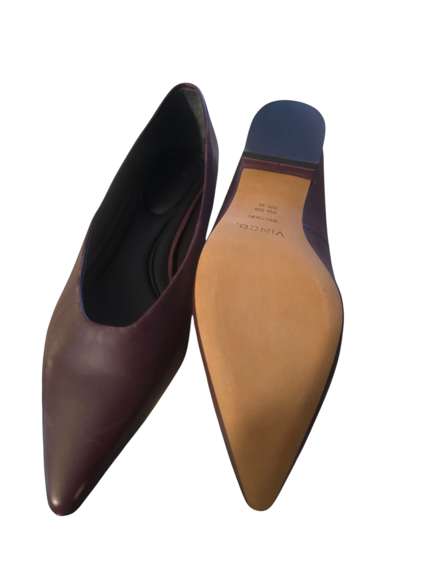VINCE-Isabel Leather Flat